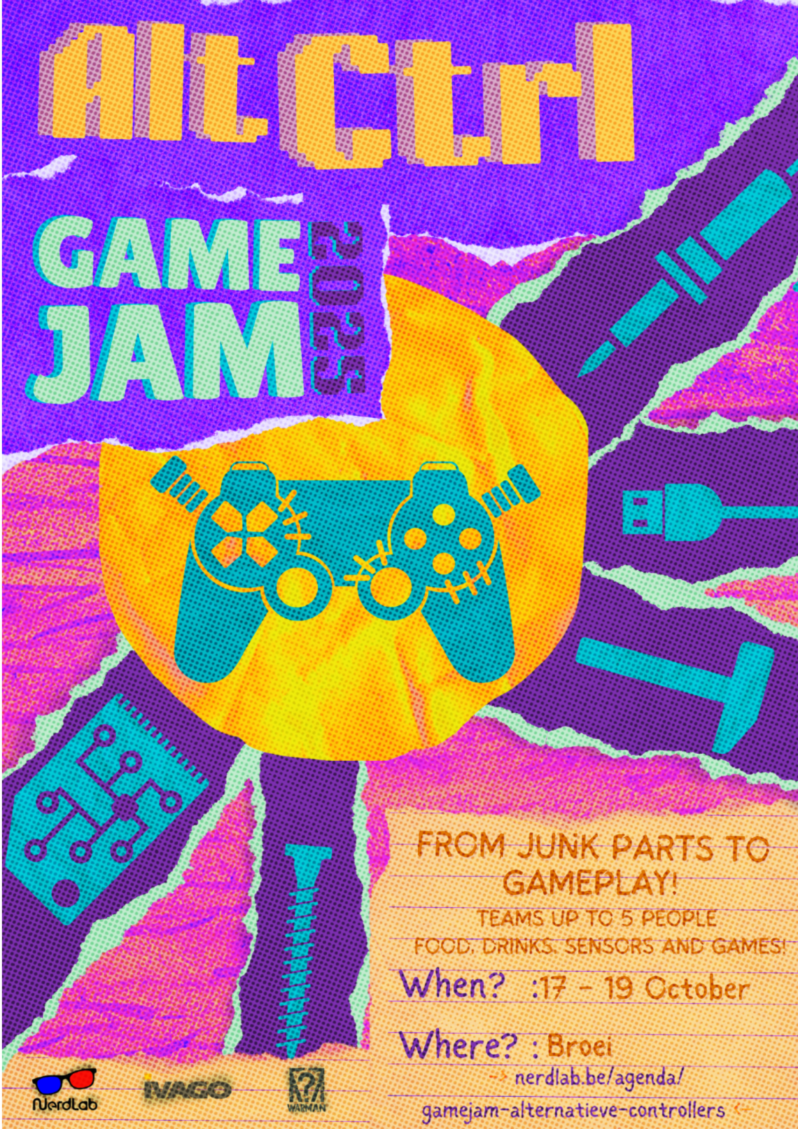 Alt Ctrl Gamejam: Alternatieve controllers