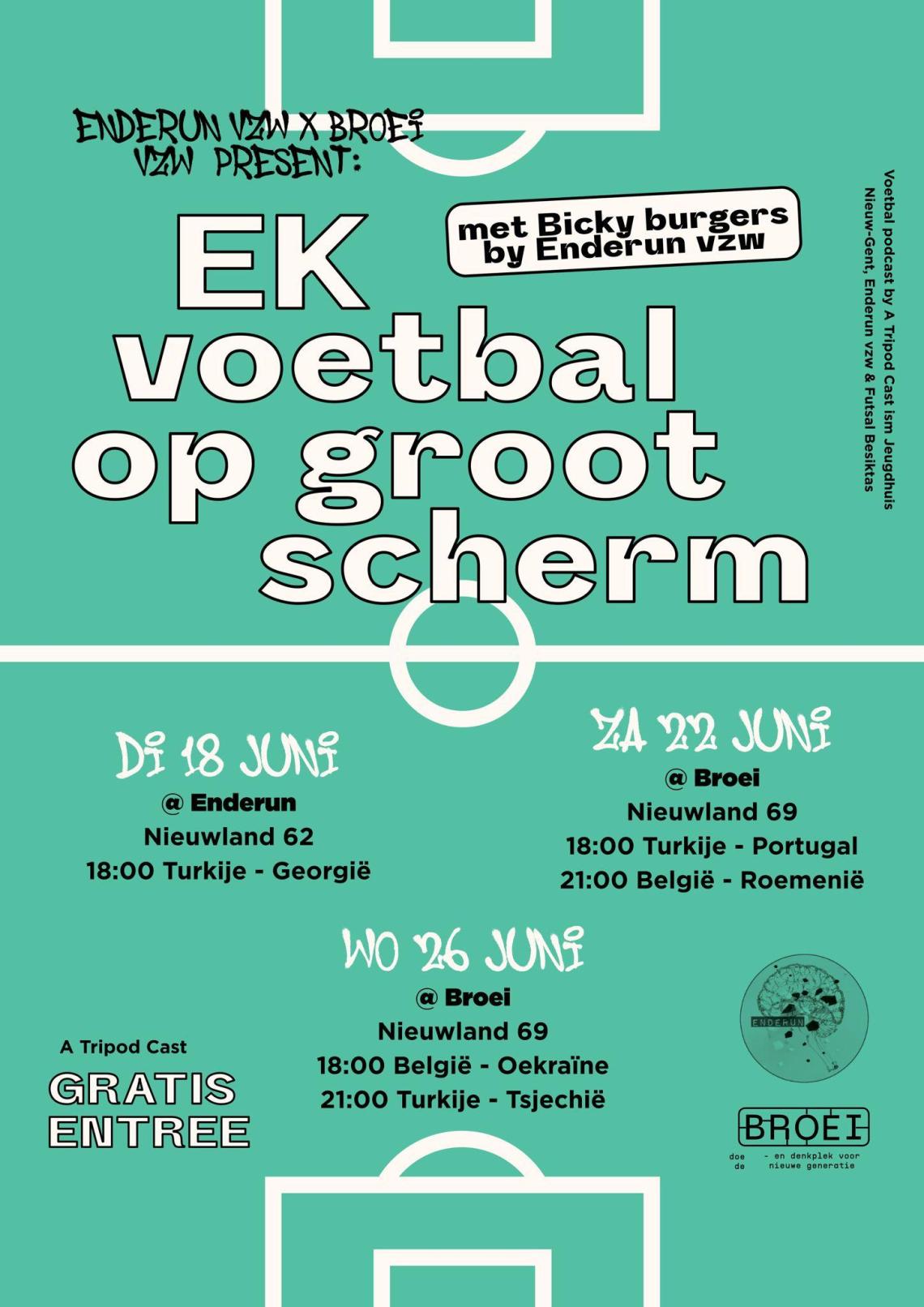 EK Turkije - Portugal / België - Roemenië