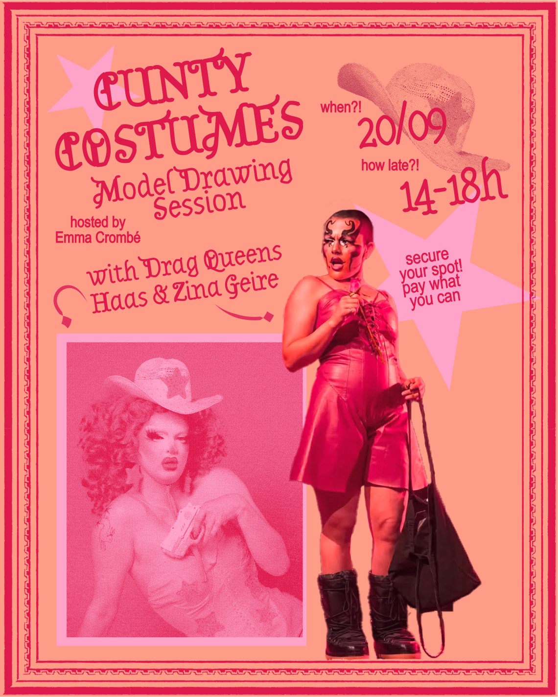 Cunty Costumes - Model drawing session (new date)