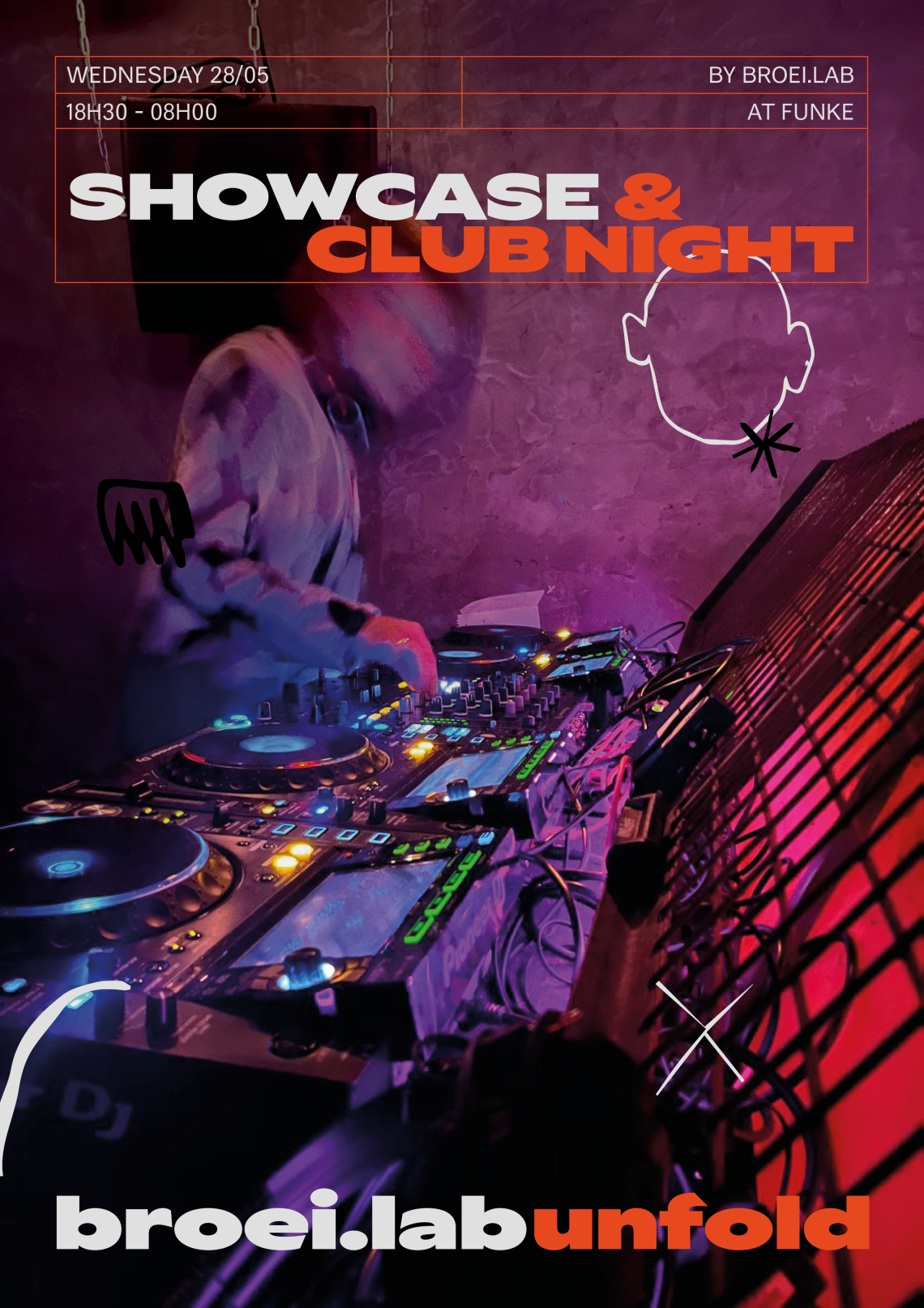 BROEI.LAB UNFOLD | SHOWCASE & CLUB NIGHT AT FUNKE