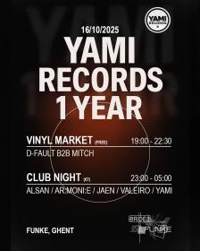 1 YEAR YAMI RECORDS // BROEI x FUNKE